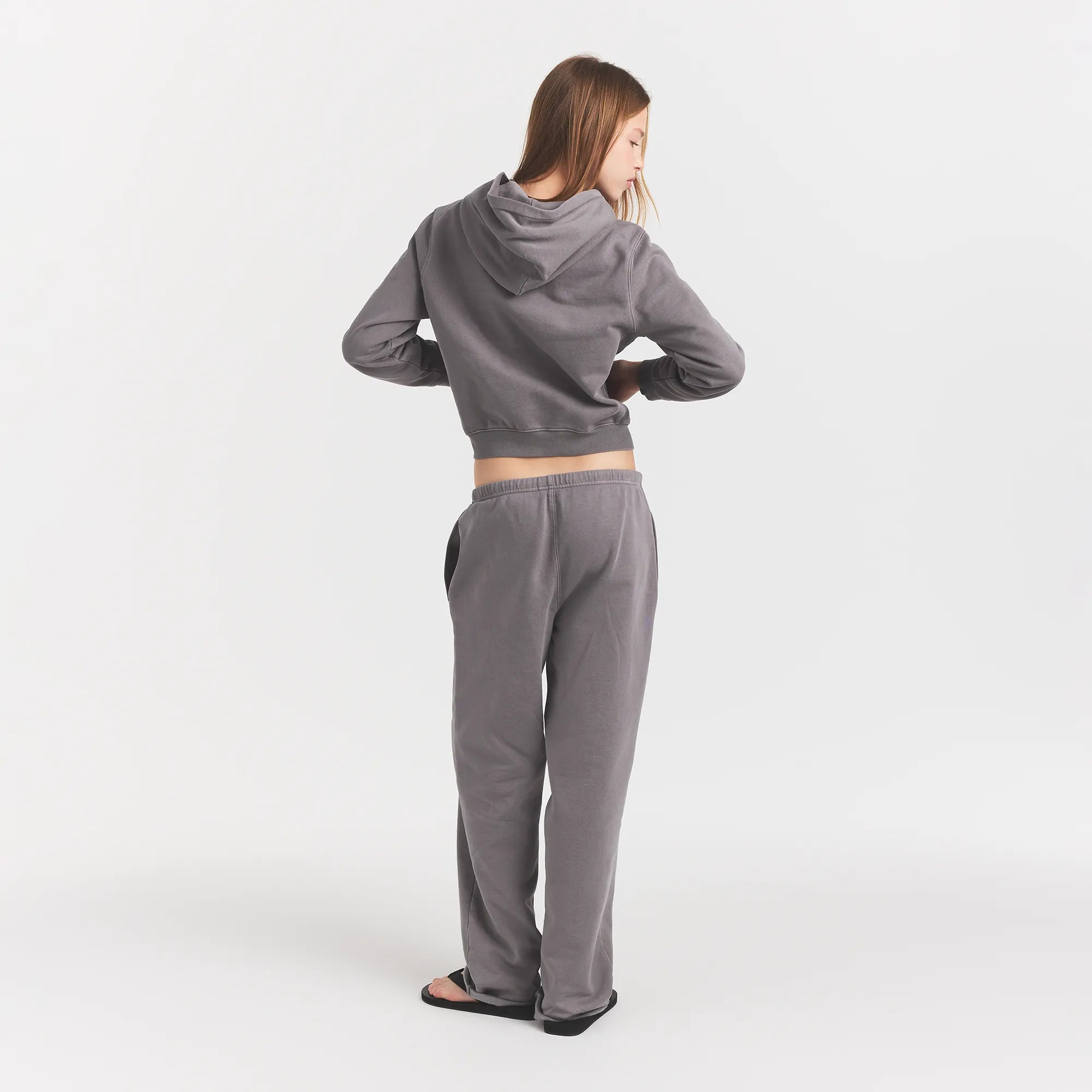 Boyfriend Fleece Zip Up Hoodie