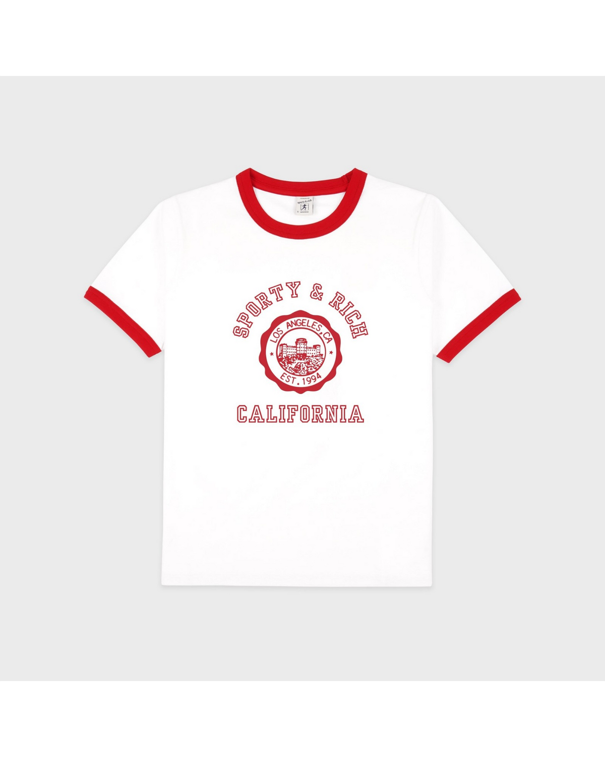 California Emblem Zip Hoodie - Heather Gray/Forest