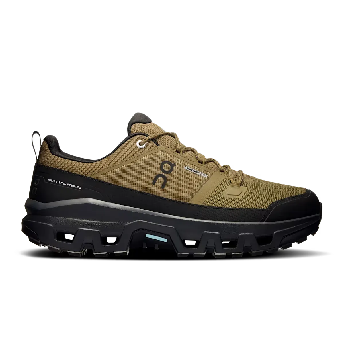 On Running Cloudrock Low Waterproof Hunter | Black
