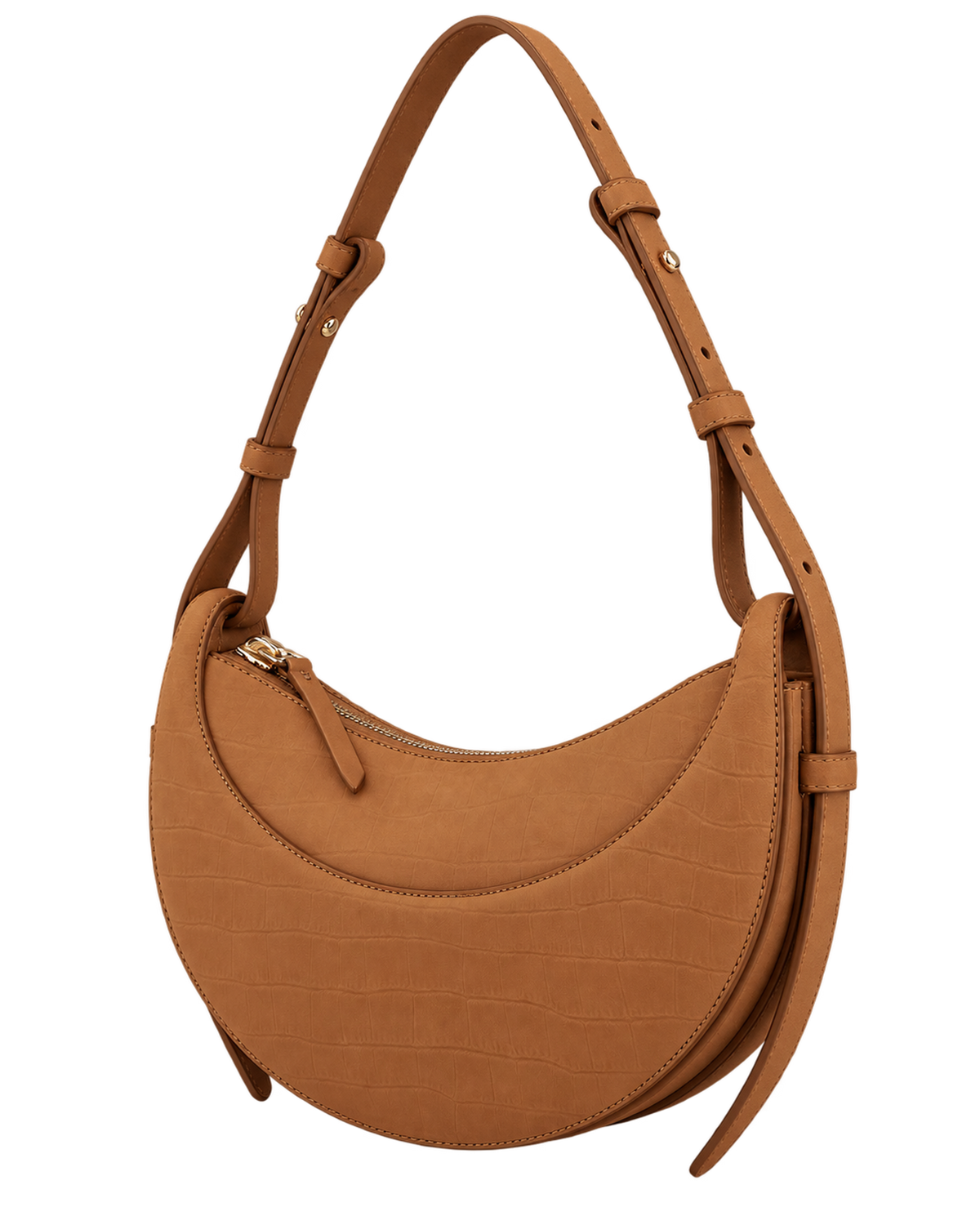 Numéro Dix - Crocodile Nubuck Cinnamon