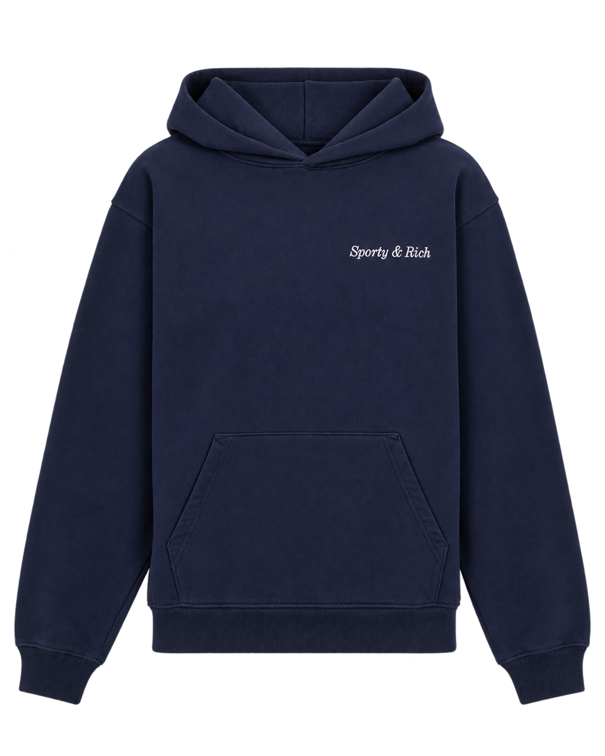 Eden Crest Hoodie - Navy/White