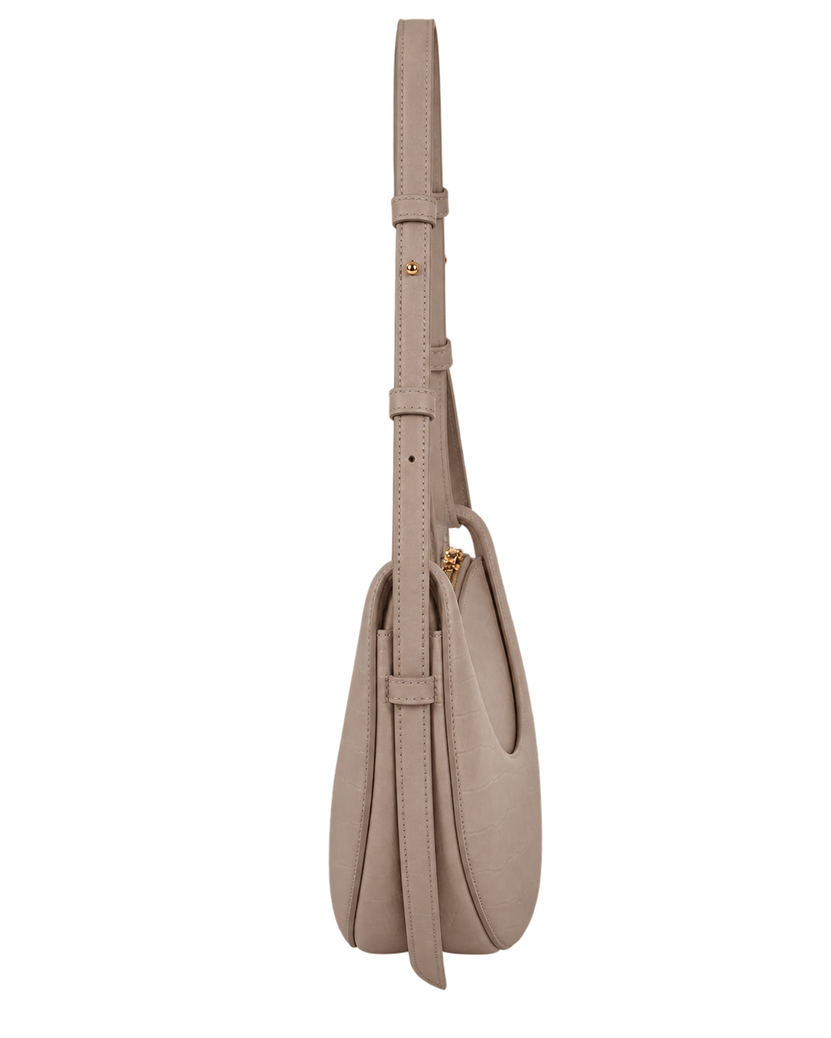 Numéro Dix - Crocodile Nubuck Taupe