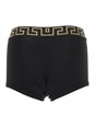 Versace Black Briefs with Elastic Waist with Medusa Print in Cotton Stretch Man
