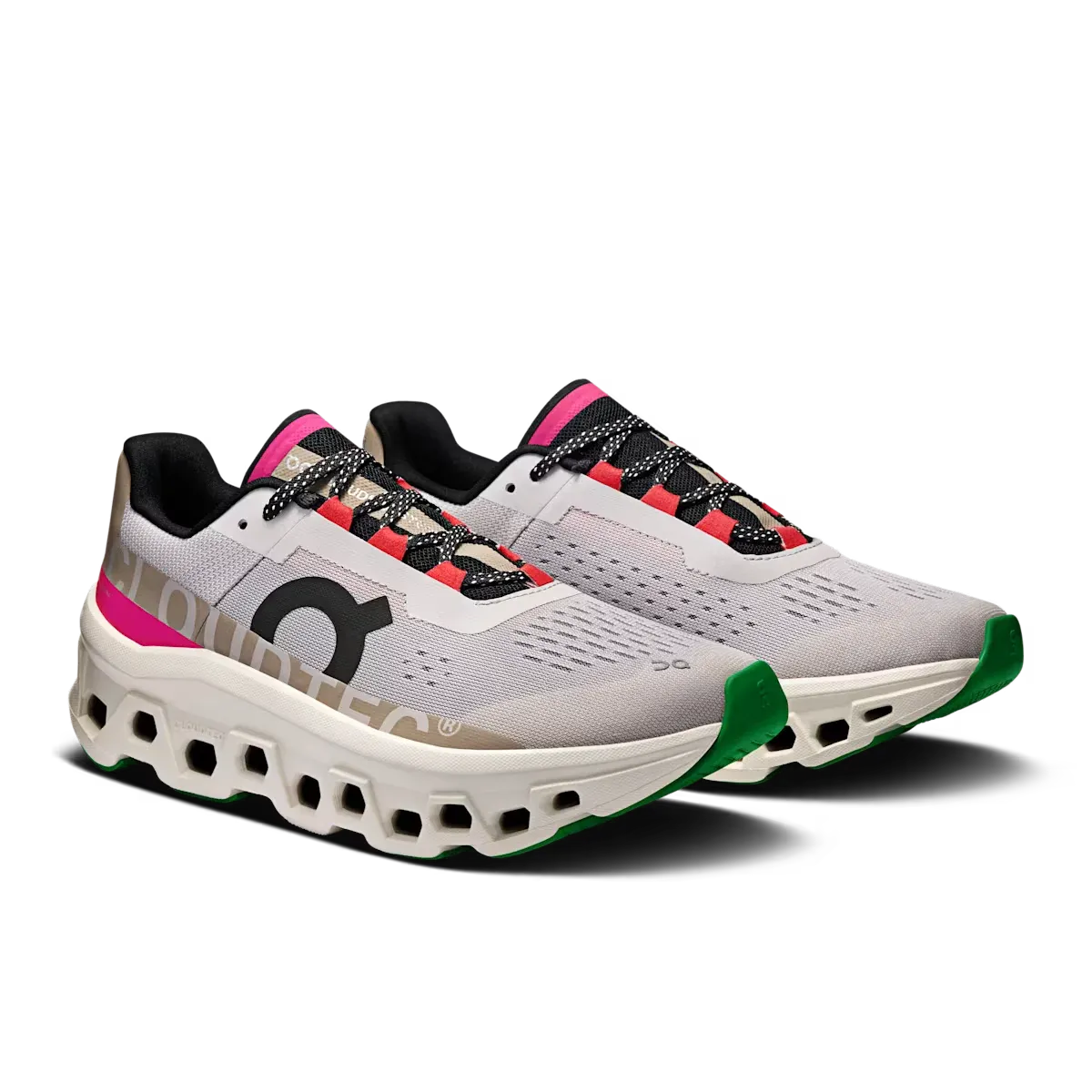 On Running Cloudmonster Silver | Ivory