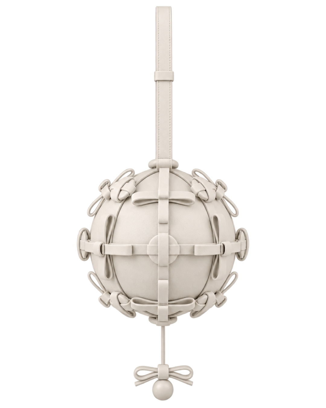 Button Bow Sphere - Porcelain