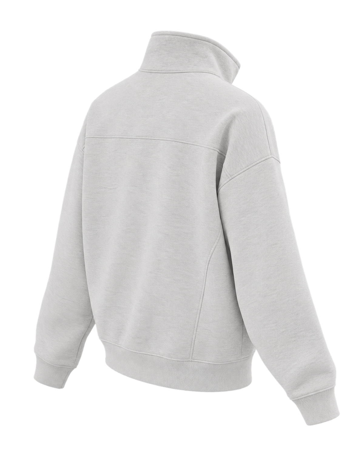 BH Crest Quarter Zip - Heather Gray/Navy