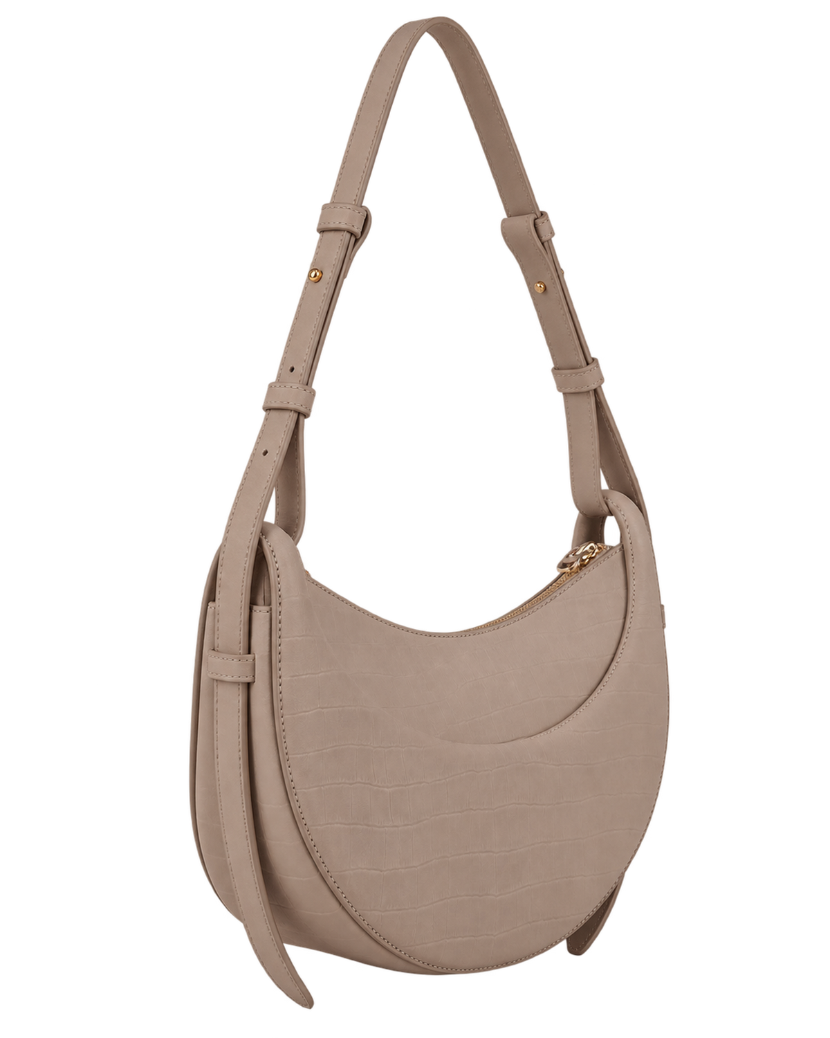 Numéro Dix - Crocodile Nubuck Taupe