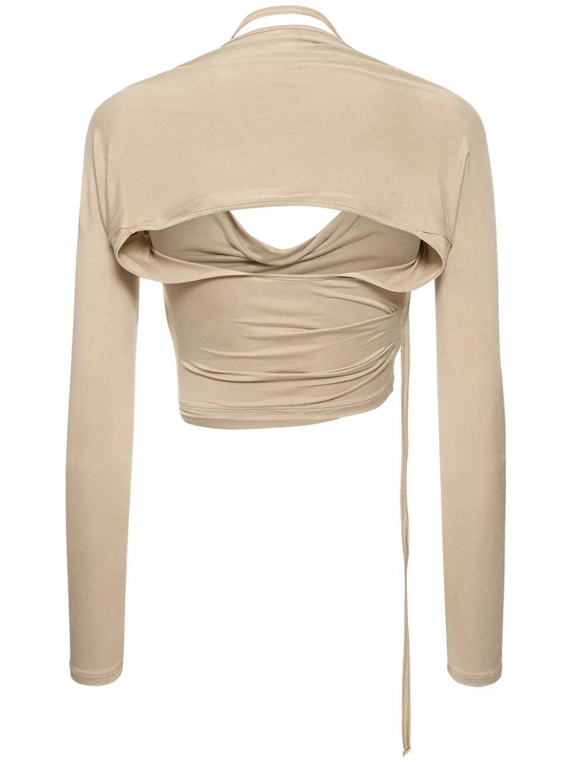 Jacquemus Jacquemus Le Haut Peplo jersey top - Size: XS Tops | Shop From The Mirage