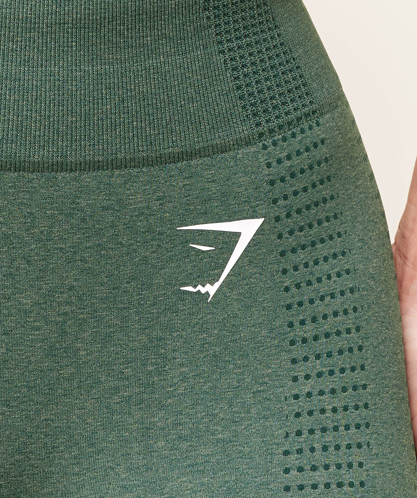 Gymshark Vital Seamless Shorts - Dark Green Marl