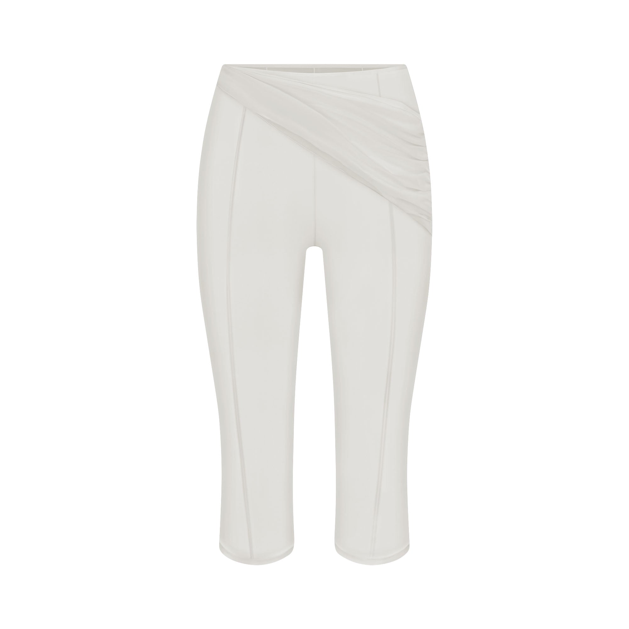 Ultra Fine Mesh Draped Capri