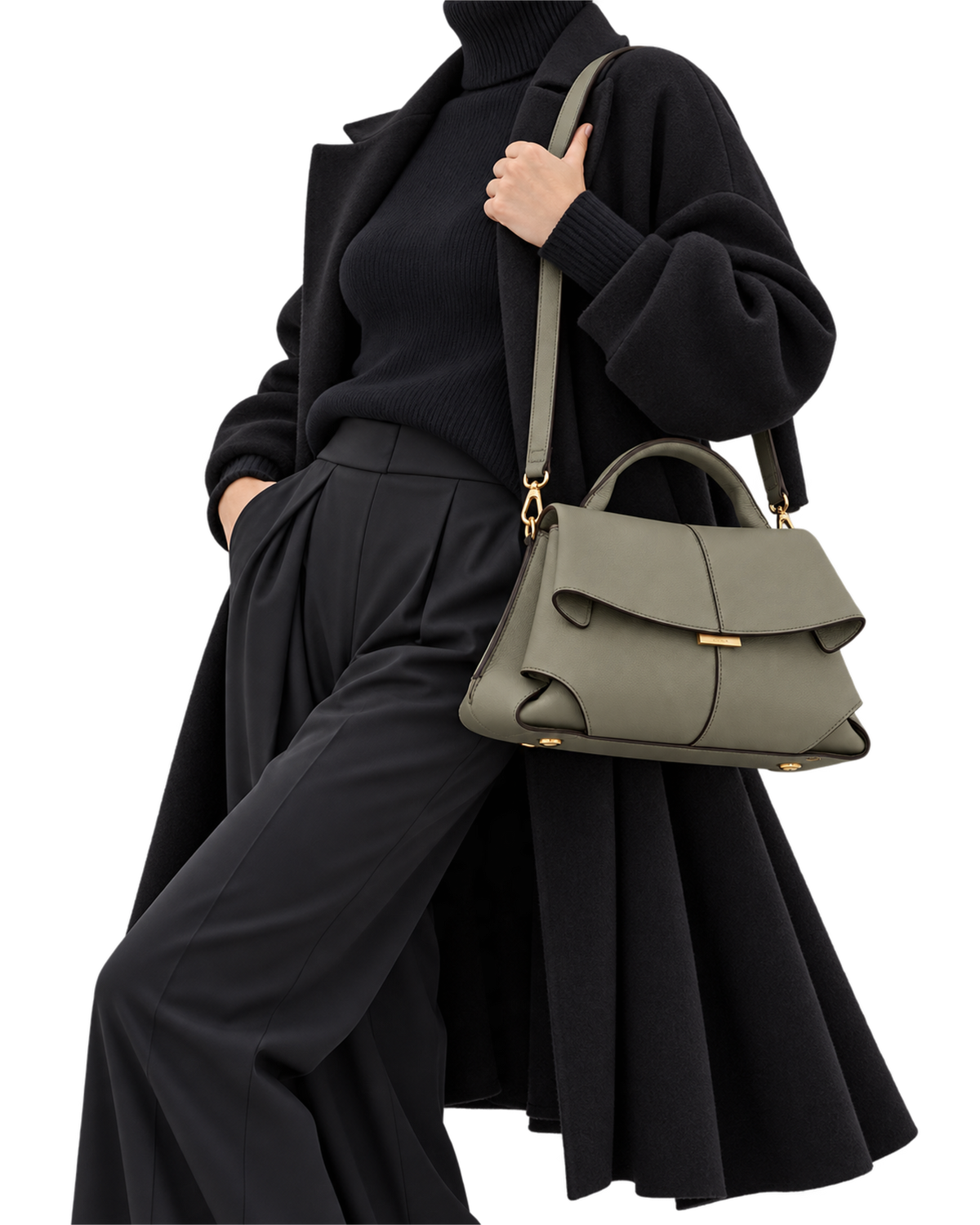 Mokki - Textured Smoky Green