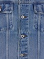 Jacquemus 'La Veste De-Nîmes' Blue Jacket with Classic Collar and Logo Patch on the Back in Denim Man