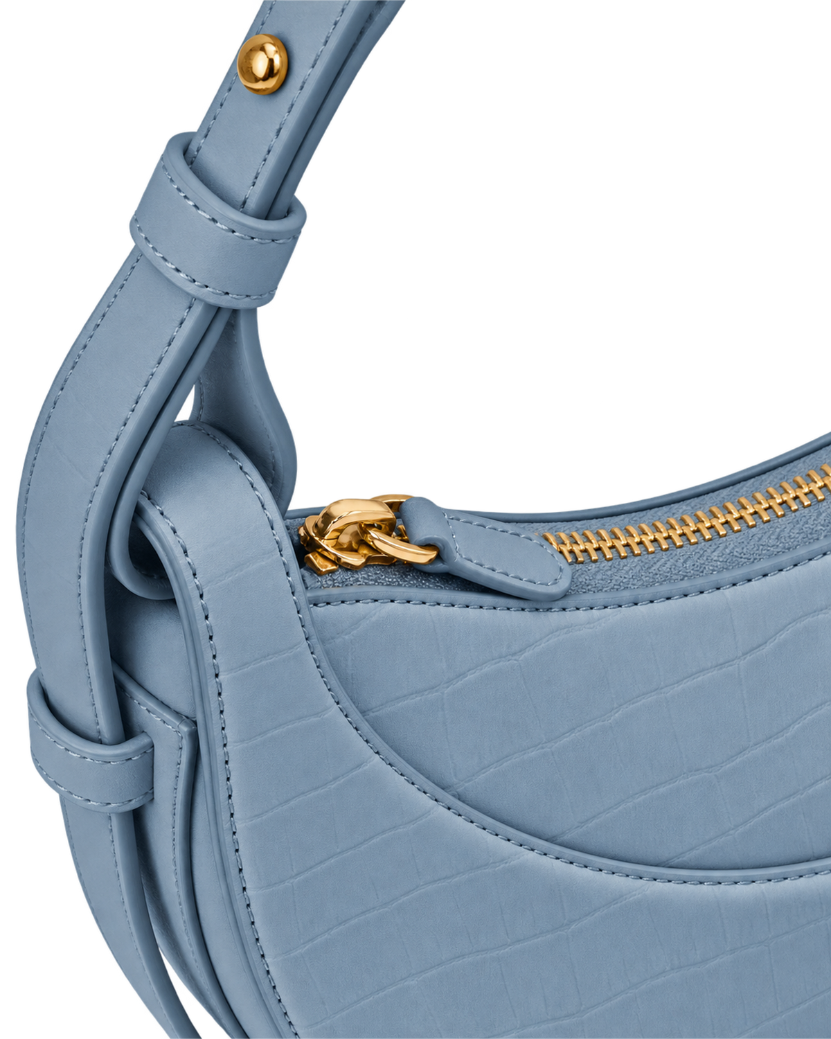 Numéro Dix - Crocodile Nubuck Polar
