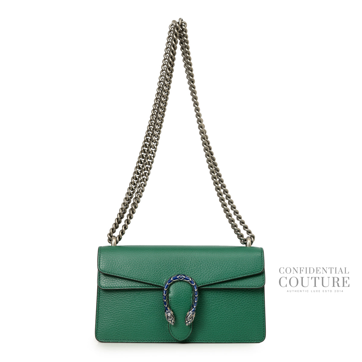 Dionysus Medium Green Shoulder Bag