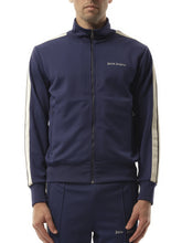 Logo Track Jacket in Navy Blue/Off White