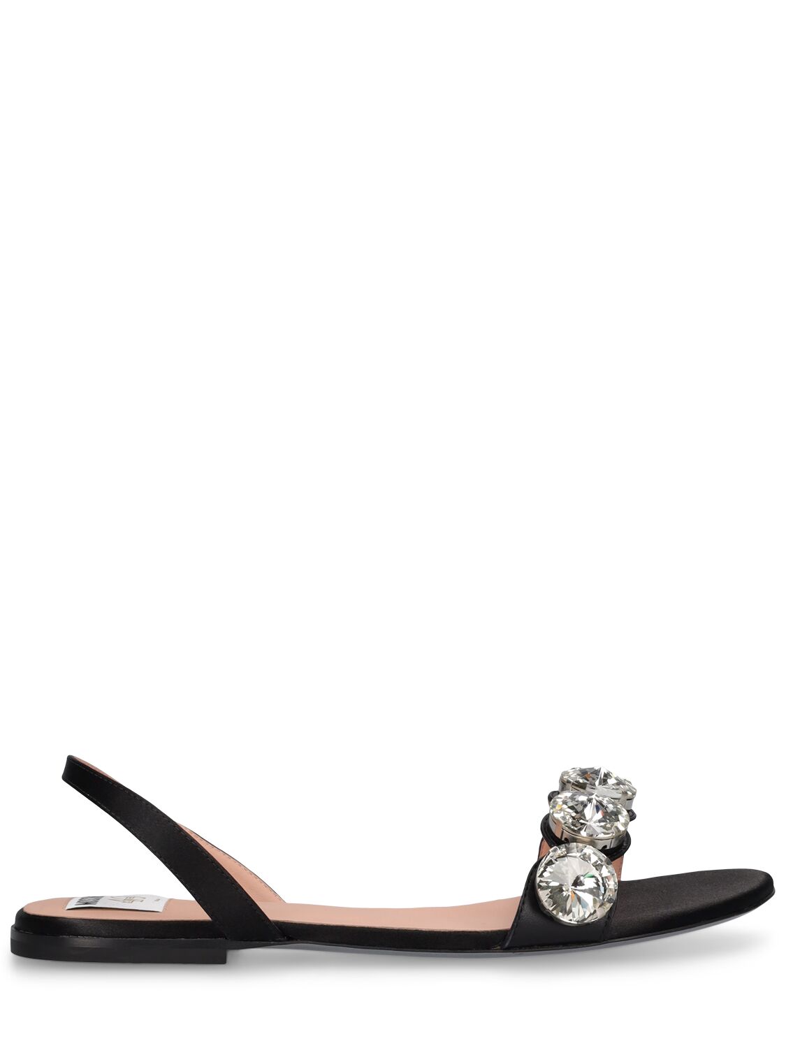 Moschino Moschino 5mm Satin flat sandals - Size: UK 2 Flats | Shop From The Mirage
