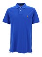 Polo ralph lauren "Regular Fit" Blue Polo Shirt with Pony Embroidery on the Front in Cotton Piquet Man