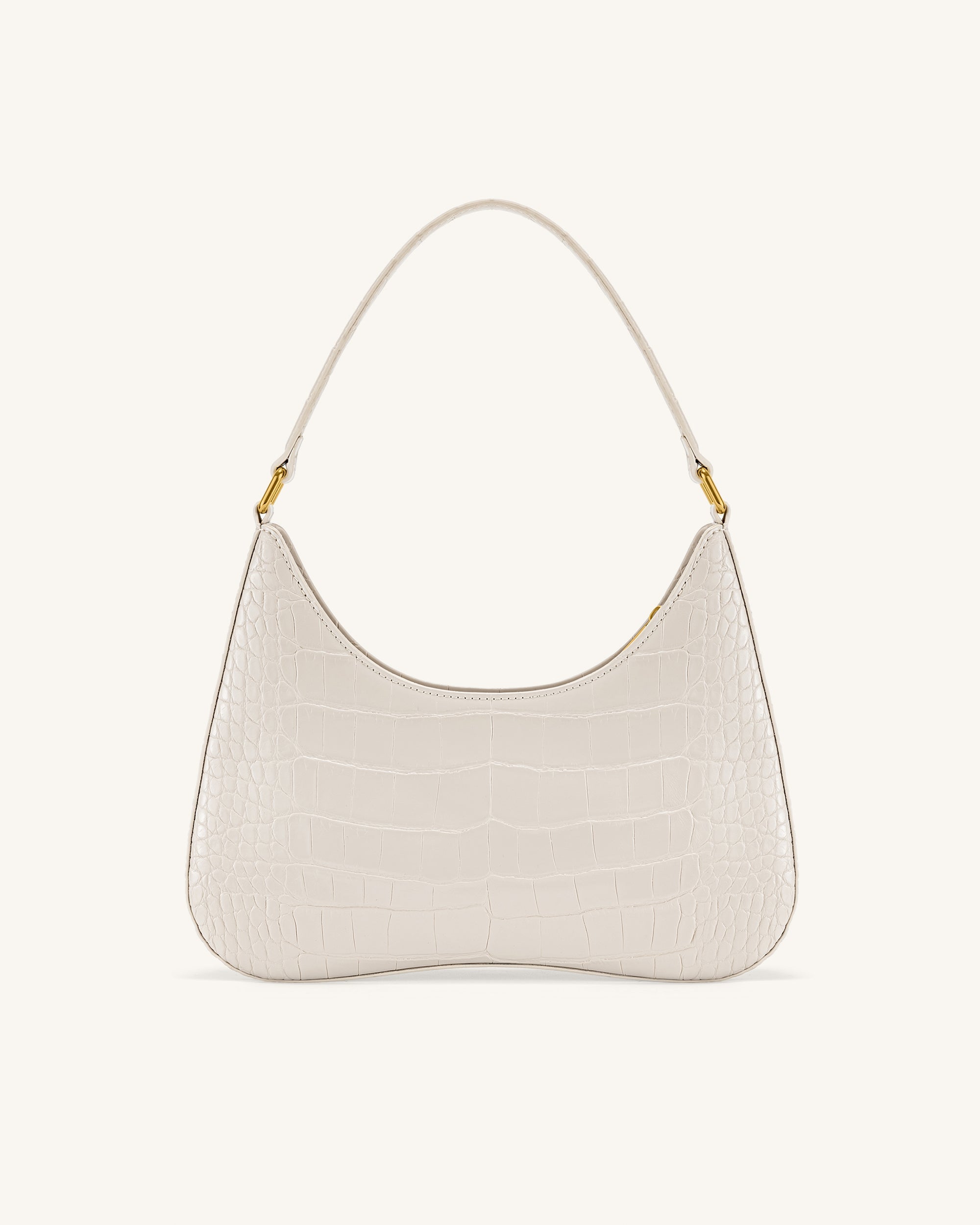 Ruby Shoulder Bag - Black Croc