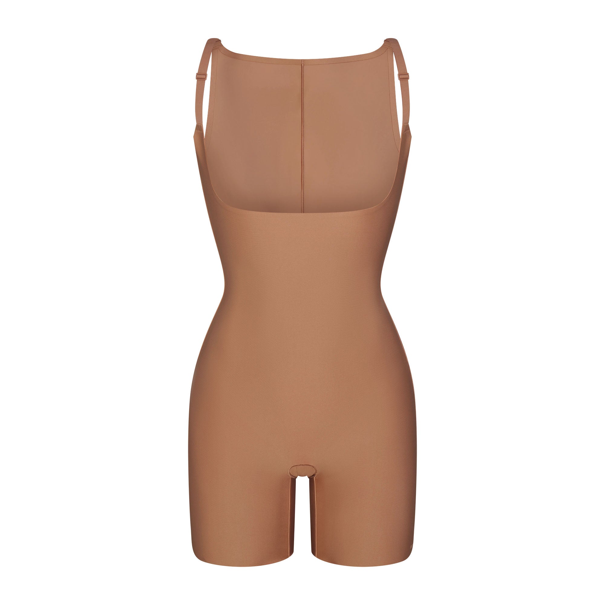 Skims Body Core Sculpt Back Smoothing Open Bust Mid Thigh Bodysuit