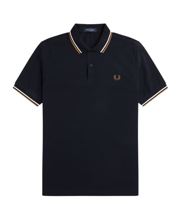 Fred Perry Slim Fit Twin Tipped Polo