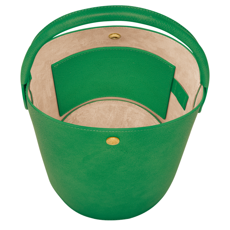 Épure S Bucket bag Green - Leather