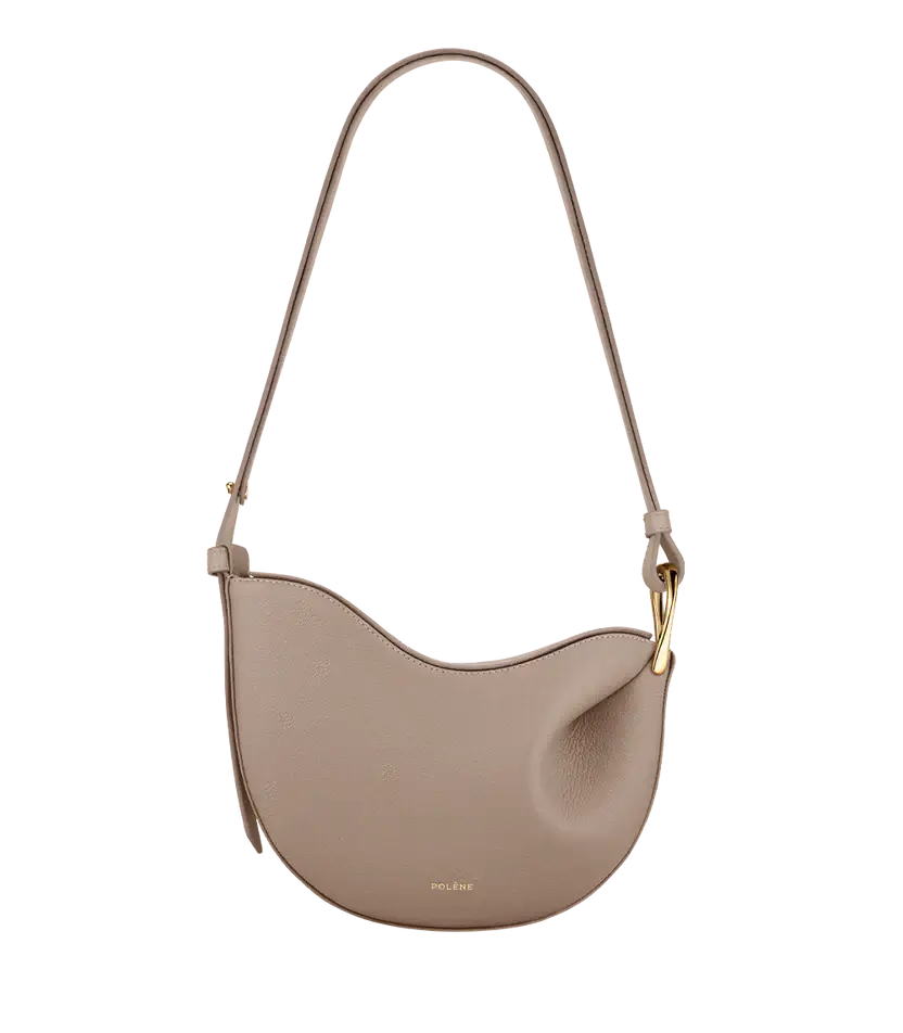 Polene Tonca Edition Textured Taupe - Size: One Size Bags | Shop From The Mirage