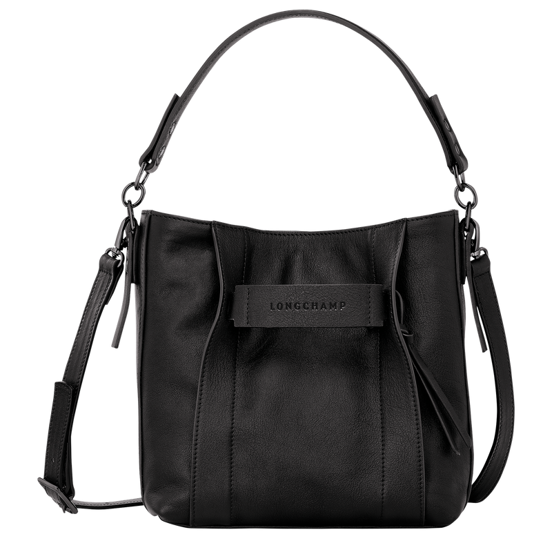 Longchamp 3D S Crossbody bag Black - Leather
