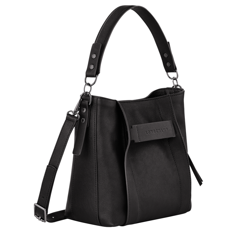 Longchamp 3D S Crossbody bag Black - Leather