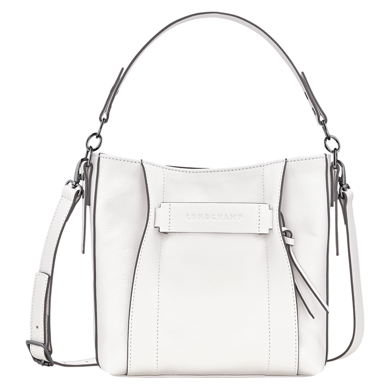 Longchamp 3D S Crossbody bag White - Leather