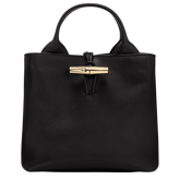 Le Roseau S Handbag Black - Leather