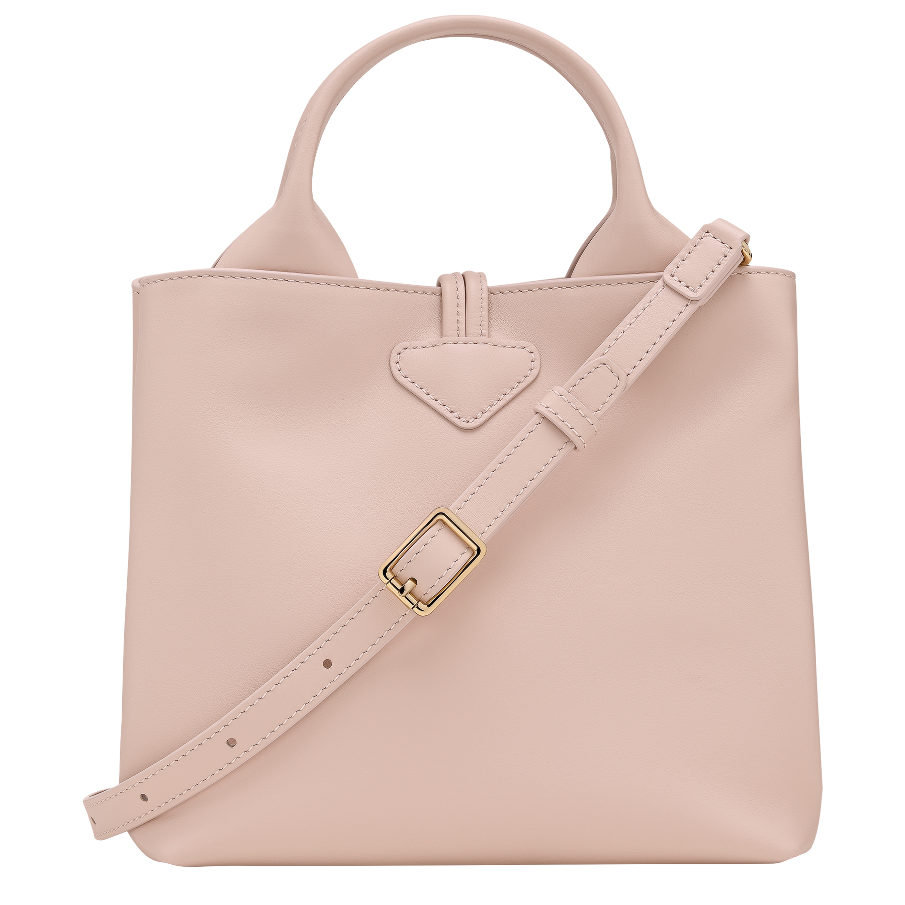 Le Roseau S Handbag Petal Pink - Leather