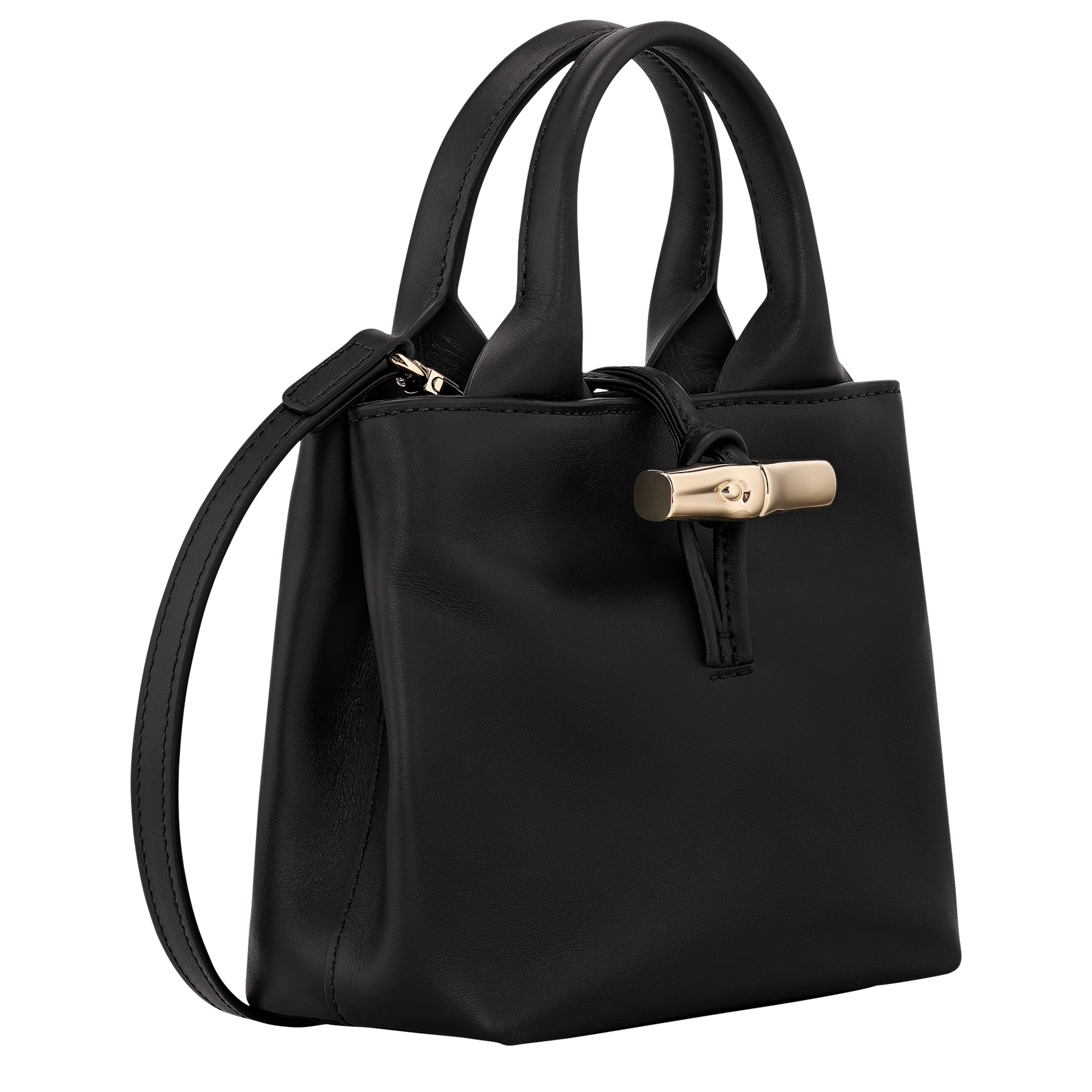 Le Roseau XS Handbag Black - Leather