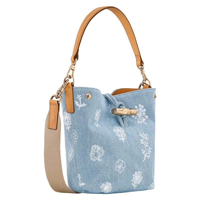 Le Roseau XS Bucket bag Sky Blue - Canvas