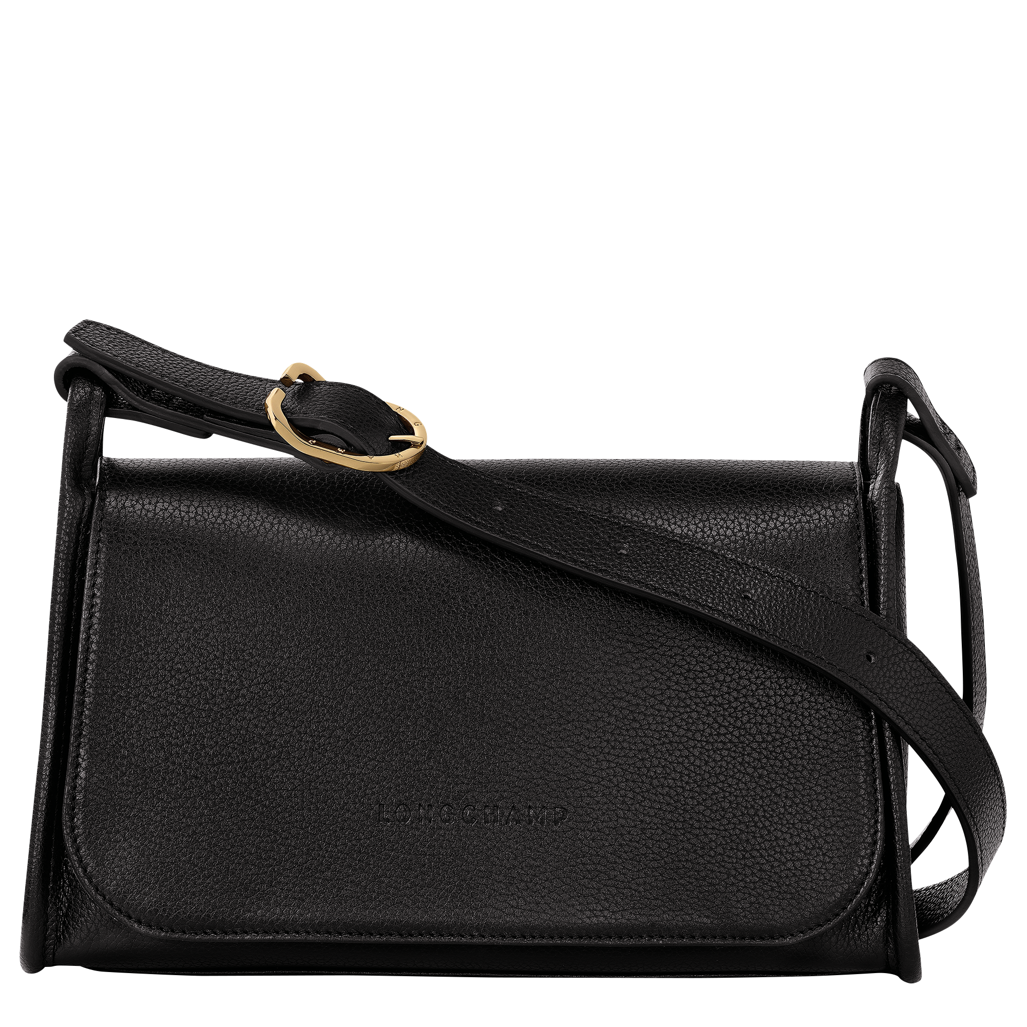 Le Foulonné M Crossbody bag Black - Leather
