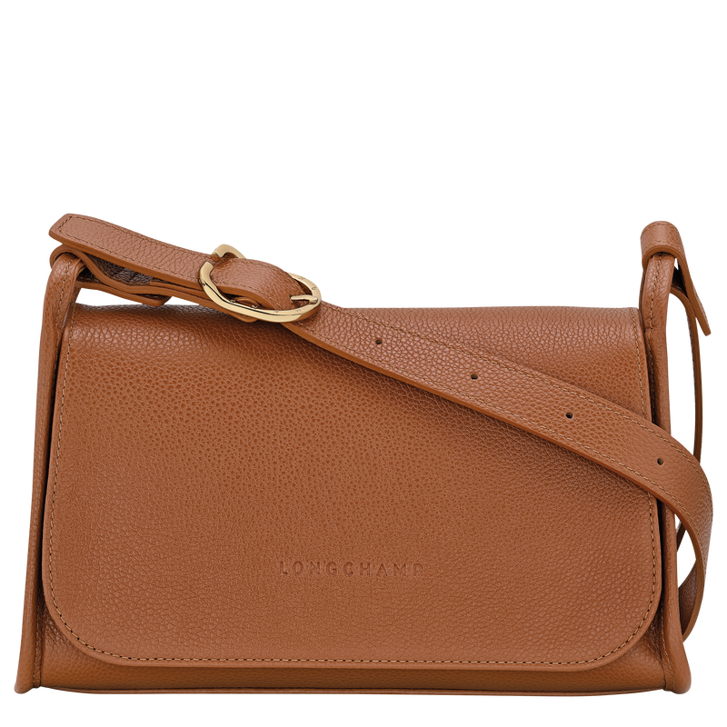 Le Foulonné M Crossbody bag Caramel - Leather