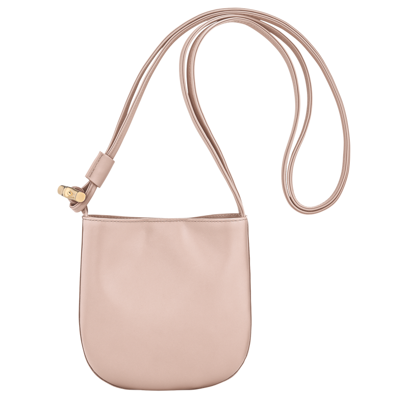 Le Roseau S Crossbody bag Petal Pink - Leather
