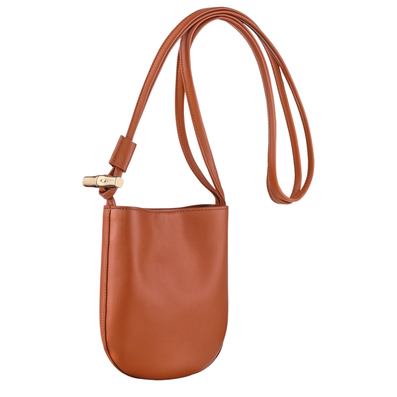 Le Roseau S Crossbody bag Bark - Leather