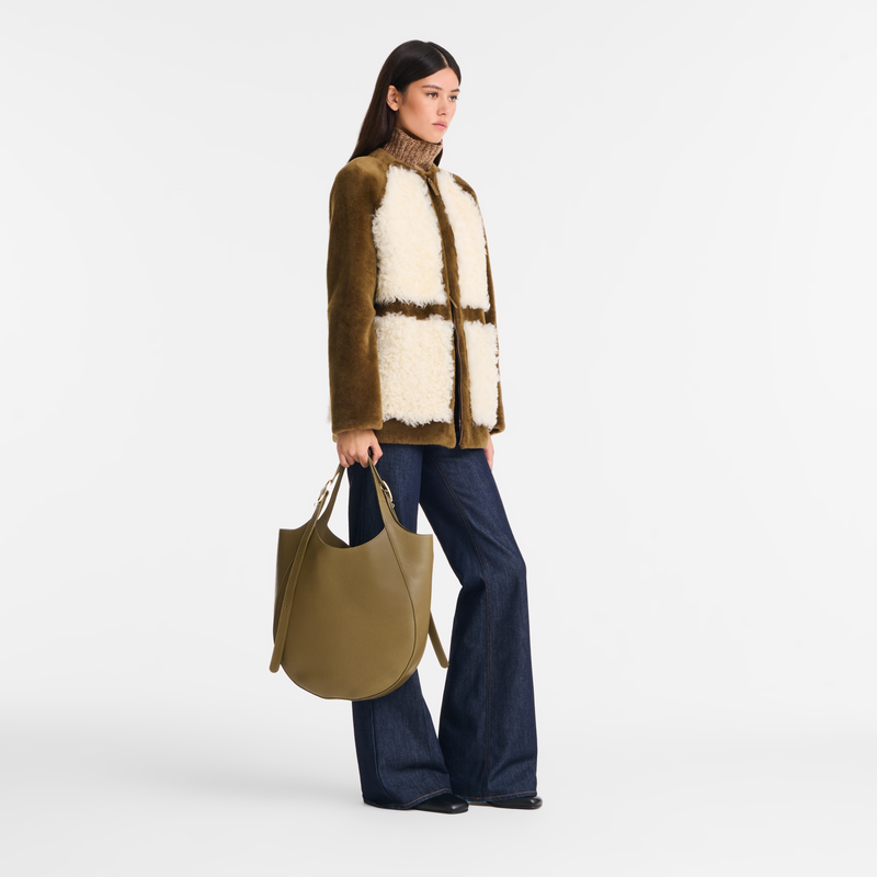 Le Foulonné XL Tote bag Caper - Leather