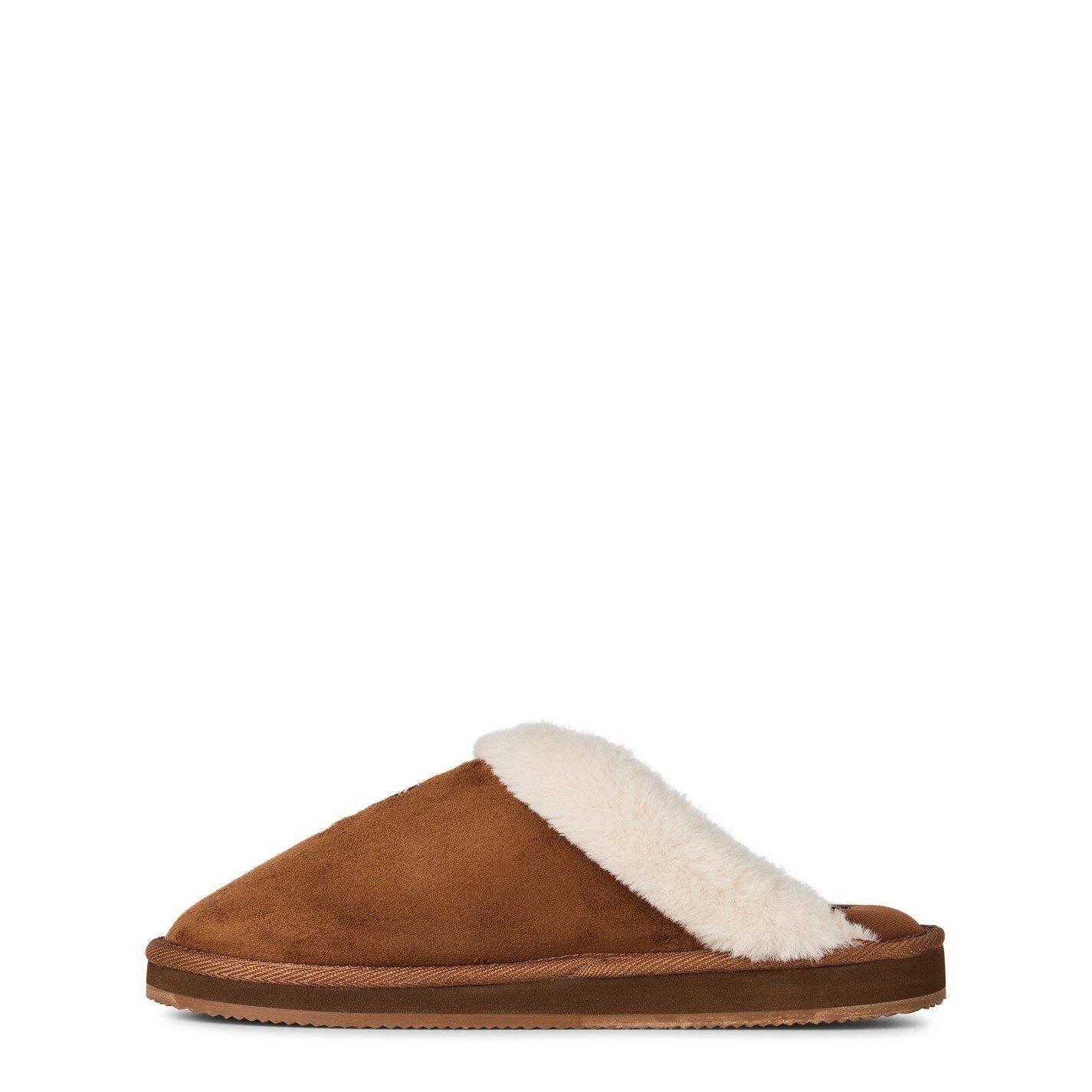 Polo Bear Faux Shearling Slippers