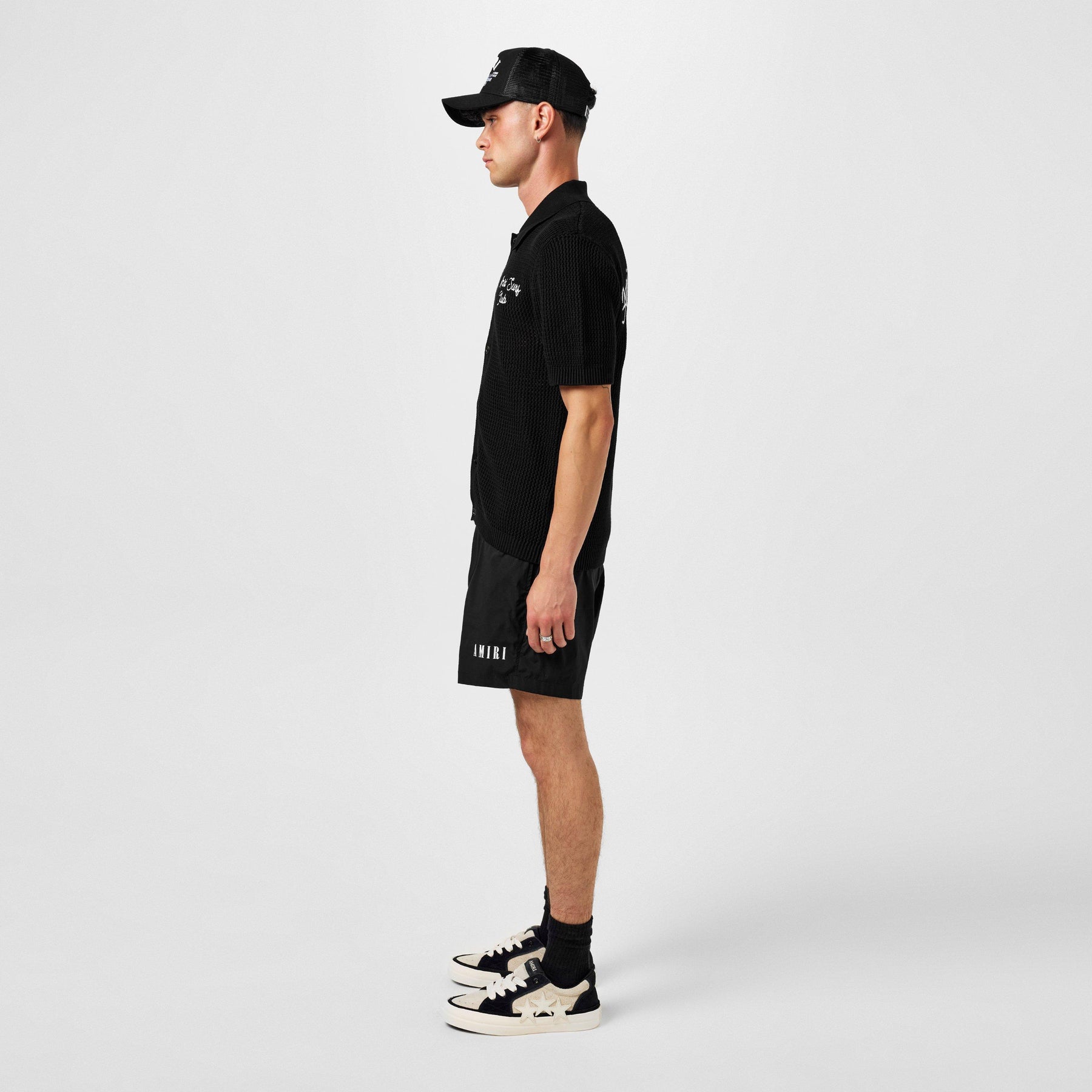 Sunset Star-Embroidered Suede Low-Top Trainers