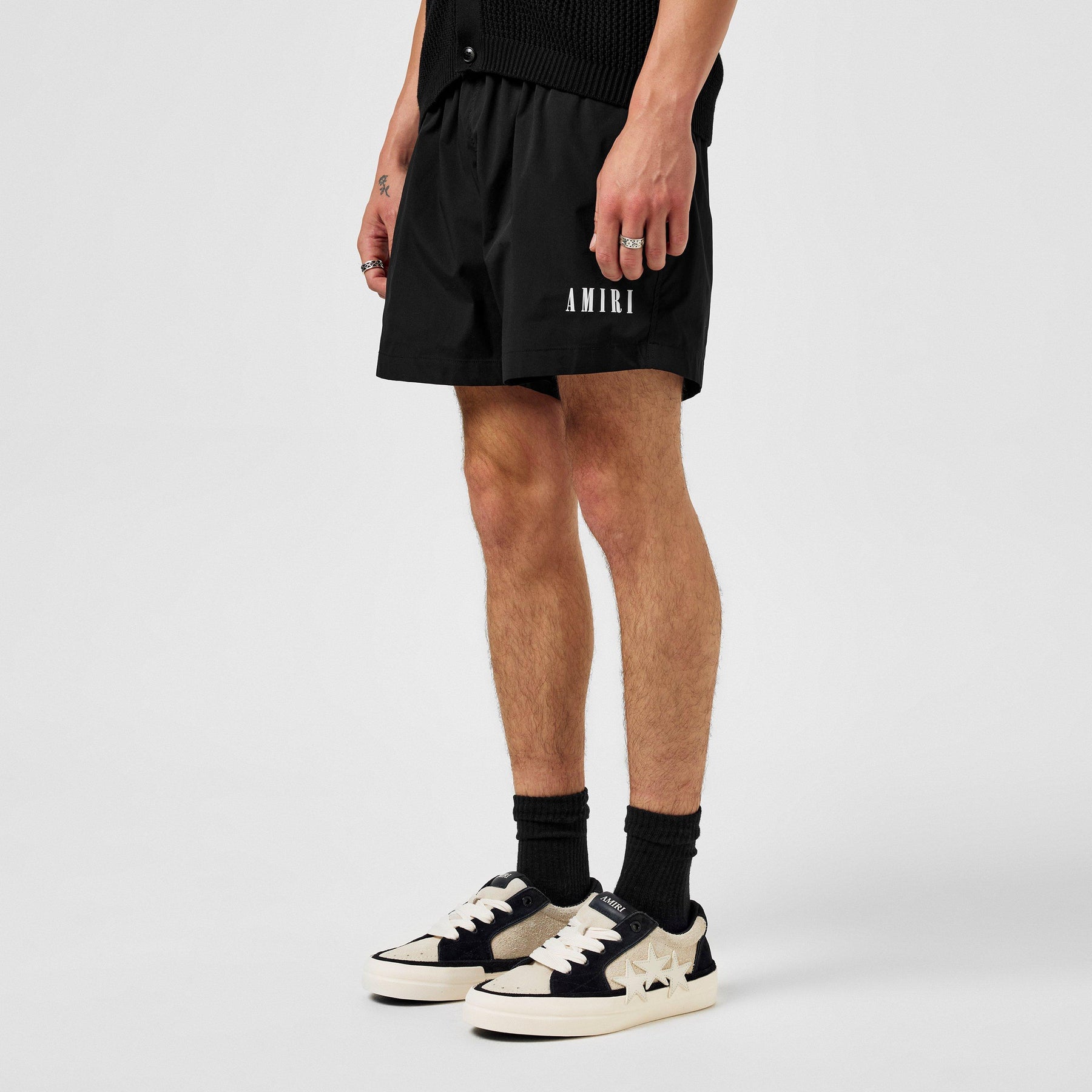 Sunset Star-Embroidered Suede Low-Top Trainers