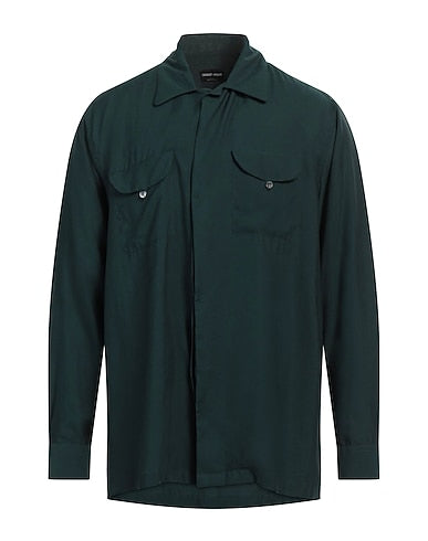 GIORGIO ARMANI SOLID COLOUR SHIRTS