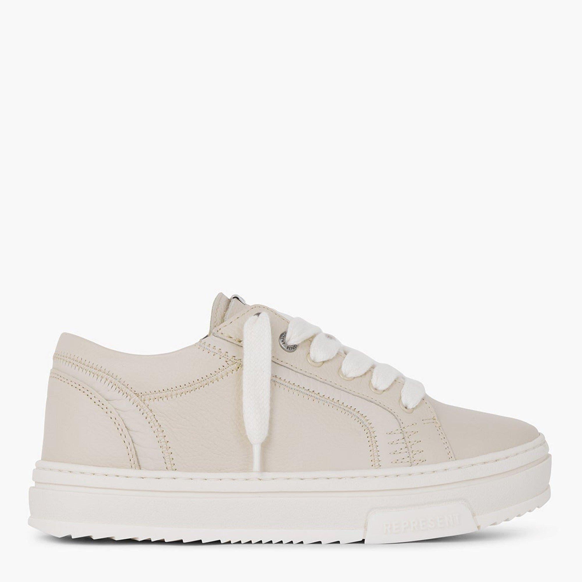 Men's Tumble Mix Grain Leather Trainers