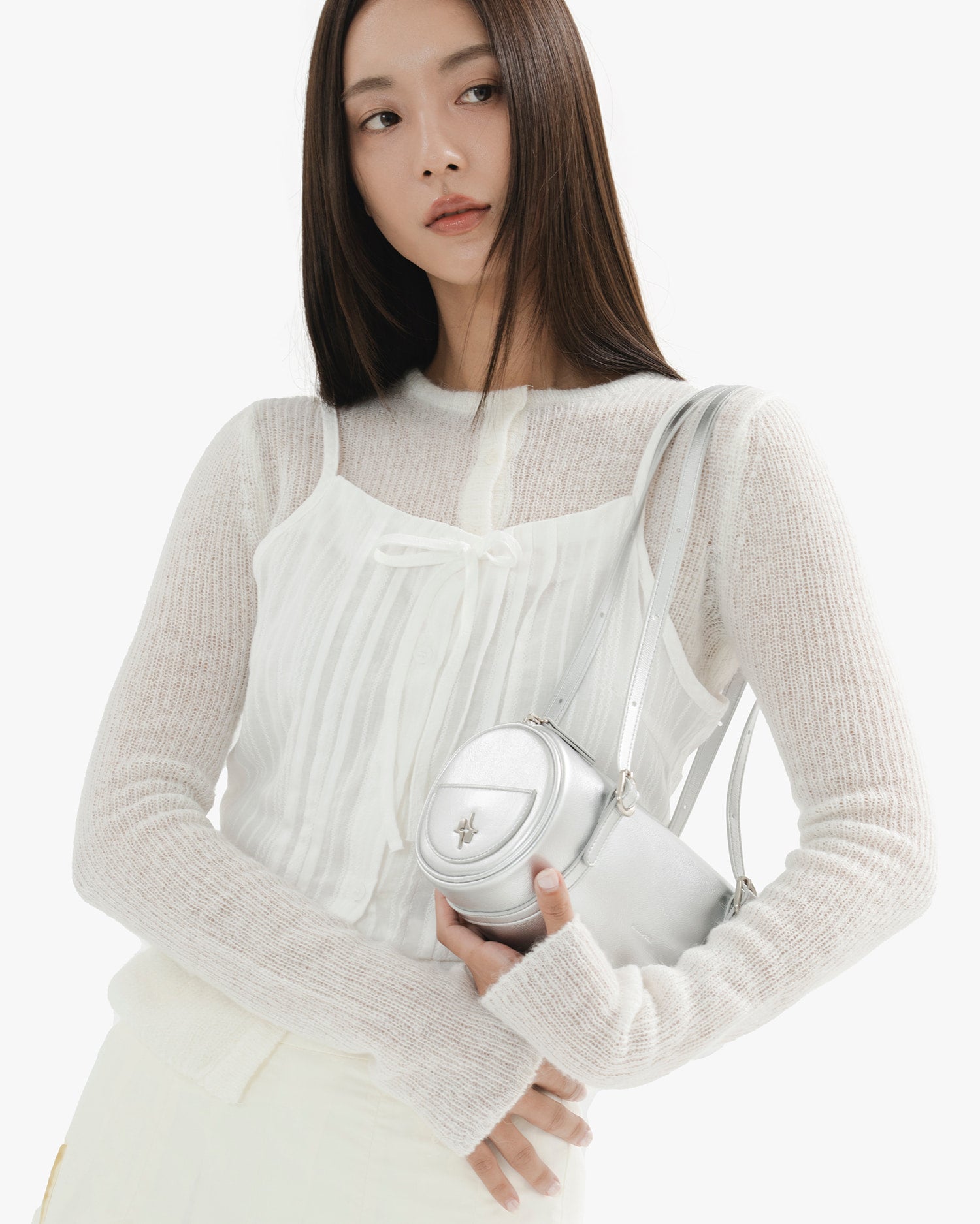 PILLOW BAG 23 - SILVER