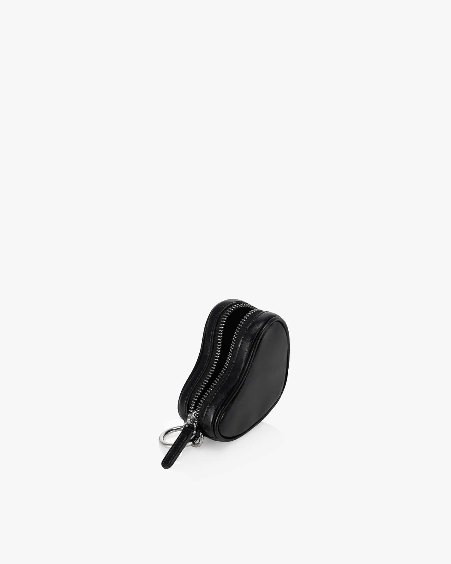 HEART MINI POUCH - BLACK