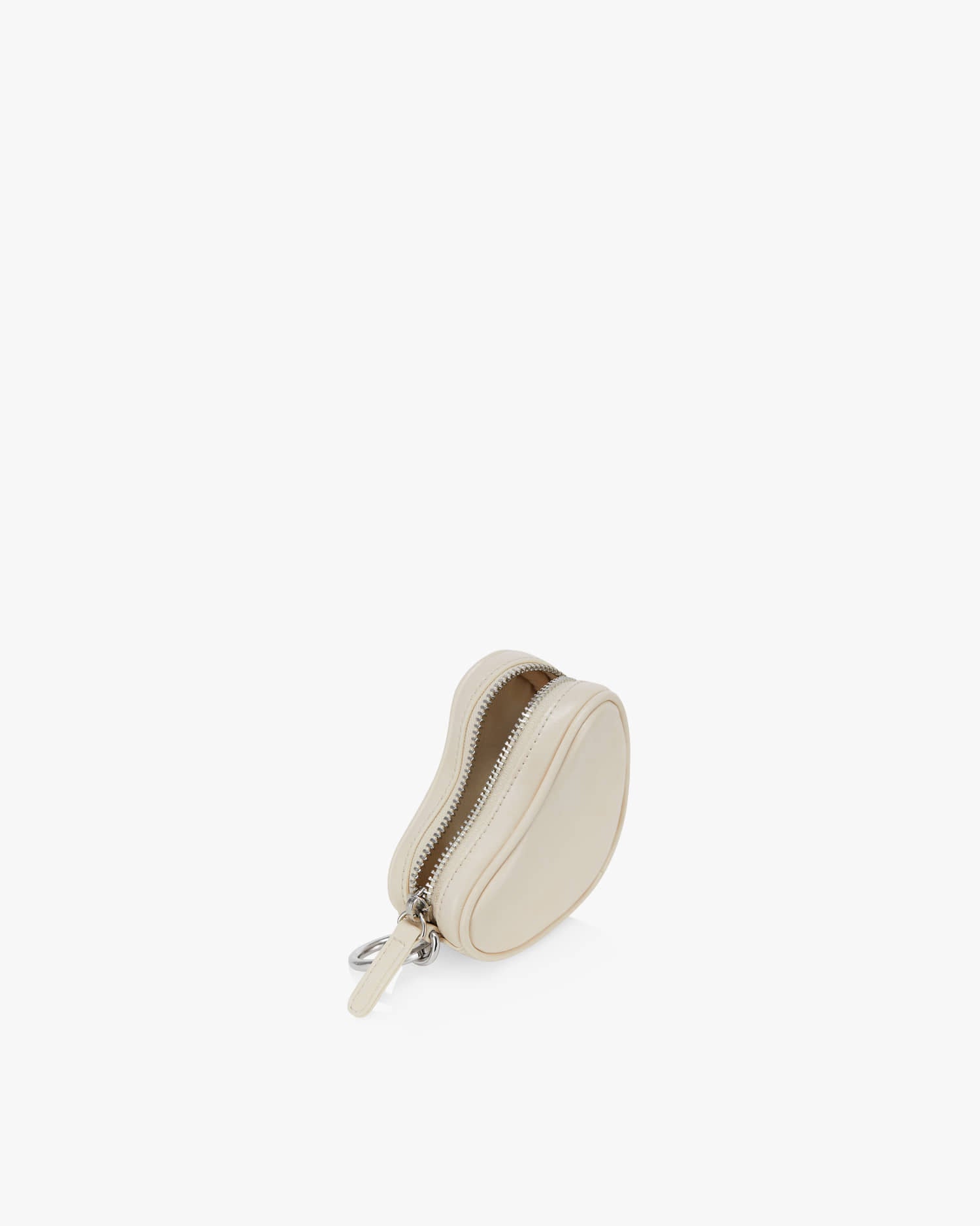 HEART MINI POUCH - IVORY
