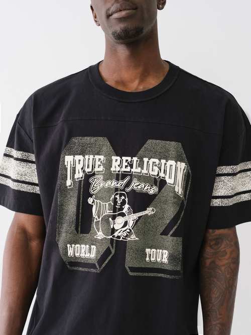 BUDDHA LOGO VARSITY STRIPED TEE 3
