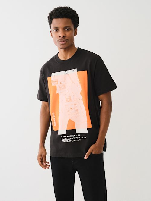 STACKED JEAN GRAPHIC TEE