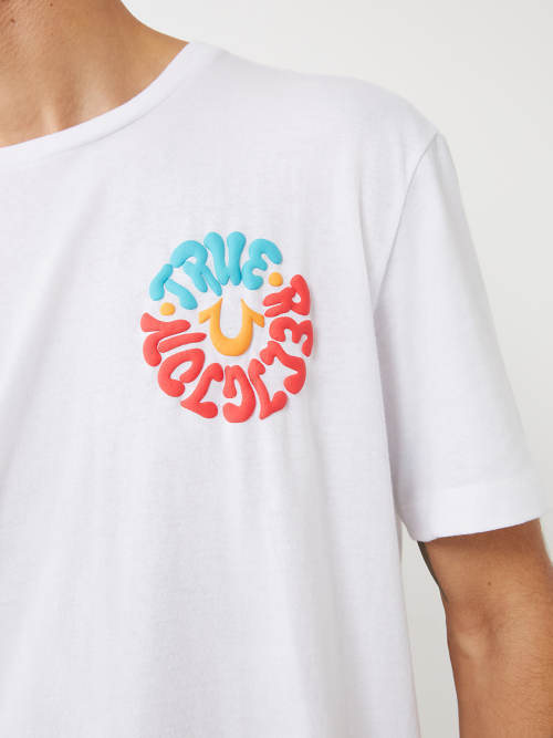 LOGO PUFF PRINT CREW TEE