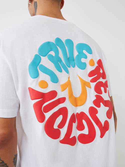 LOGO PUFF PRINT CREW TEE